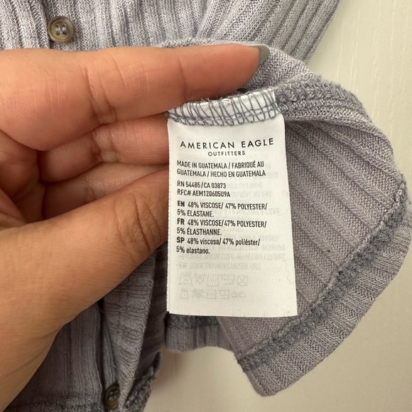 American Eagle Tank with Button Detail - Picture 2 of 4